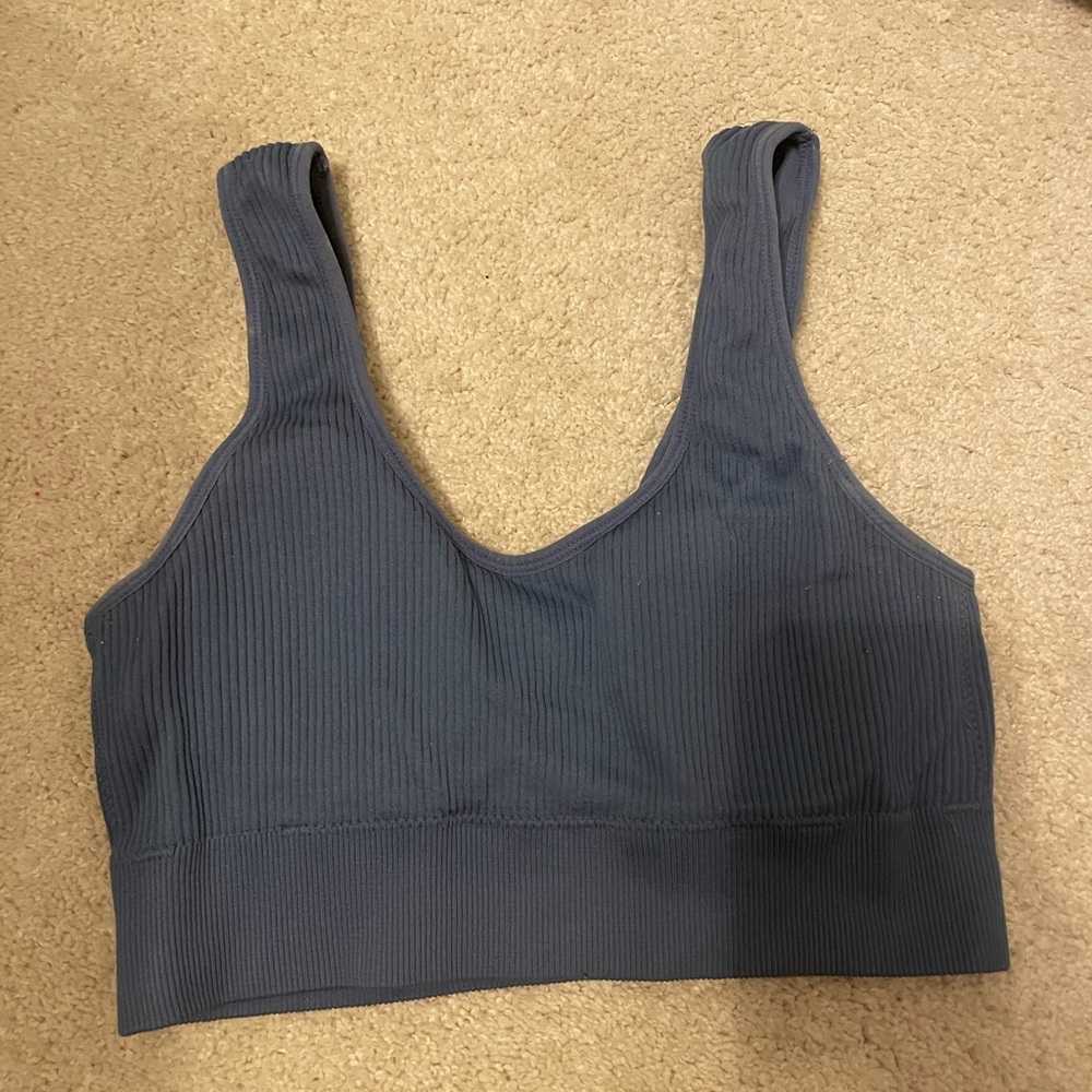 Aerie ribbed longline bra